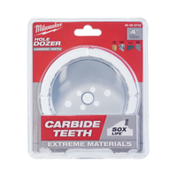 Scie &agrave; bouteur au carbure, 4", Profondeur de la coupe 1-31/50", Carbure Absolute Business Supply