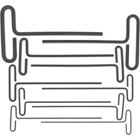 Loop T-Handle Hex Key Set, 10 Pcs., Imperial Absolute Business Supply