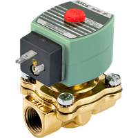 Robinet &eacute;lectromagn&eacute;tique, Tuyau de 1/2", 150 psi Absolute Business Supply