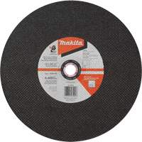Meule &agrave; tronçonner abrasive, 14" x 3/32", Arbre de 1", Type 1, Oxyde d'aluminium, 4400 Tr/min Absolute Business Supply