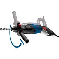 SDS-Plus&reg; Bulldog Xtreme Max Rotary Hammer, 8.5 A, 0-5100 BPM, 0-1300 RPM, 2.4 ft.-lbs. Absolute Business Supply