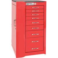 Armoire compl&eacute;mentaire gauche de s&eacute;rie Pro+, 8 tiroirs, 19" la x 19" p x 36-1/2" h, Rouge Absolute Business Supply