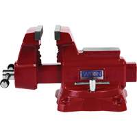 Utility HD Bench Vise, 6-1/2" Jaw Width, 4-1/4" Throat Depth Absolute Business Supply