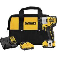 Xtreme Brushless Impact Driver Kit, 1/4", 1450 in-lbs Max. Torque, 12 V, Lithium-Ion Absolute Business Supply