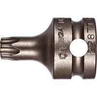 Socket Bit, Torx&reg; Tamper, 25 x 1" L, 3/8" Drive Absolute Business Supply