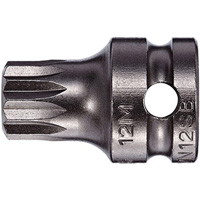 Socket Bit, Triple Square, 5 x 1" L, 3/8" Drive Absolute Business Supply