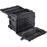 Armoire &agrave; outils mobile Gen 2, 24" la, 6 tiroirs, Noir Absolute Business Supply
