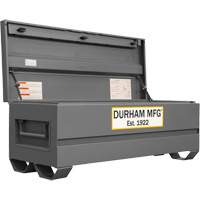 Boîte de rangement pour le chantier, 60" x 24" x 22-3/4", Acier, Gris Absolute Business Supply