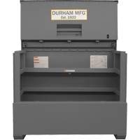 Boîte de rangement pour le chantier, style piano, 60-1/2" la x 34-3/4" p x 49-3/8" h, Gris Absolute Business Supply
