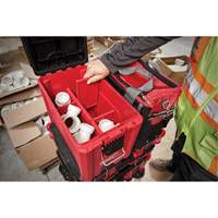 Packout Compact Tool Box, 10" x 16-1/5" x 13", Black/Red Absolute Business Supply