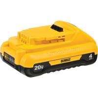 Max* Compact Battery Pack, Lithium-Ion, 20 V, 4 Ah Absolute Business Supply
