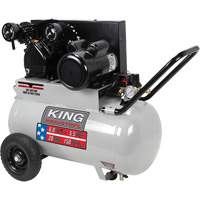 Compresseur &agrave; air, &eacute;lectrique, 20 gal. (24 gal. US), 150 PSI, 120/1/240/1 V Absolute Business Supply