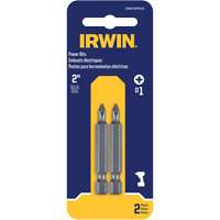 Embouts pour outils &eacute;lectriques, Phillips, Embout #1, Prise 1/4", Longueur 1-15/16" Absolute Business Supply