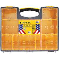 Organisateur profond pour professionnel, 17-1/2" la x 4-1/2" p x 14" h, Noir/Jaune Absolute Business Supply