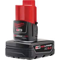 M12 Redlithium XC6.0 Battery, Lithium-Ion, 12 V, 6 Ah Absolute Business Supply