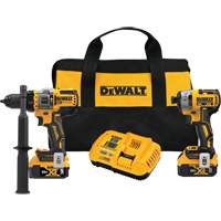 Max* Brushless Cordless Hammer Drill/Driver with Flexvolt Advantage & XR&reg; Impact Driver Kit, Lithium-Ion, 20 V Absolute Business Supply
