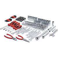 Jeu d'outils m&eacute;triques/SAE de qualit&eacute; professionel &agrave; 6 pans et &agrave; prise 3/8" Absolute Business Supply