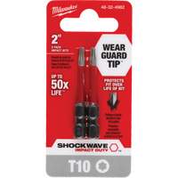 Embout de tournevis Shockwave Impact Duty, Torx, T-10, Prise 1/4" Absolute Business Supply
