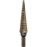 Foret &eacute;tag&eacute;, 1/8"/#1 - #1/1/2", Incr&eacute;ments de 1/32", Acier rapide au cobalt Absolute Business Supply