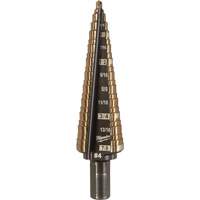 Foret &eacute;tag&eacute;, 3/16"/#4 - #4/7/8", Incr&eacute;ments de 1/32", Acier rapide au cobalt Absolute Business Supply