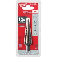 Foret &eacute;tag&eacute;, 3/16"/#4 - #4/7/8", Incr&eacute;ments de 1/32", Acier rapide au cobalt Absolute Business Supply