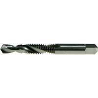 Taraud et foret combin&eacute; DRILLCO, #4, Acier rapide, Pointe de 118° Absolute Business Supply