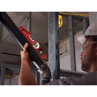 Die Cast Torpedo Level with 360 Degree Locking Vial, 10" L, Aluminum, 3 Vials, Magnetic Absolute Business Supply
