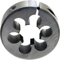 DRILLCO Round Adjustable Pipe Die, 1/16"-27 Thread, High Speed Steel Absolute Business Supply