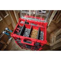 Packout Deep Organizer, 15-1/5" x 19-7/10" x 7", Red Absolute Business Supply