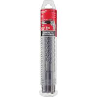 Trousse de forets &agrave; 4 cannelures pour perceuse &agrave; percussion MX4, 6 morceaux, Carbure Absolute Business Supply