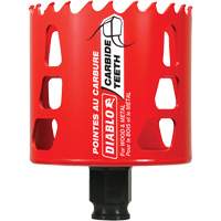 Scie cloche pour bois et m&eacute;tal, 2-3/4", Profondeur de la coupe 2-3/8", Carbure Absolute Business Supply