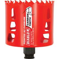 Scie cloche pour bois et m&eacute;tal, 3-1/8", Profondeur de la coupe 2-3/8", Carbure Absolute Business Supply