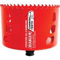Scie cloche pour bois et m&eacute;tal, 4", Profondeur de la coupe 2-3/8", Carbure Absolute Business Supply