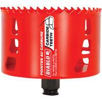 Scie cloche pour bois et m&eacute;tal, 4-1/8", Profondeur de la coupe 2-3/8", Carbure Absolute Business Supply