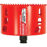 Scie cloche pour bois et m&eacute;tal, 4-1/4", Profondeur de la coupe 2-3/8", Carbure Absolute Business Supply