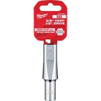 Douille SAE avec c&ocirc;t&eacute;s Four Flats, 3/8", Prise 1/2", 6 pans, Profond Absolute Business Supply