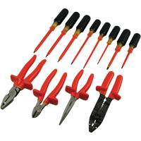 Insulated Screwdriver & Pliers Set, 1000 V, 12 Pcs Absolute Business Supply