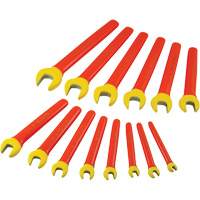 Insulated SAE Open End Wrench Set, 1000 V, 14 Pcs Absolute Business Supply
