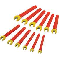 Insulated Metric Open End Wrench Set, 1000 V, 12 Pcs Absolute Business Supply