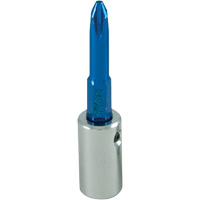 Douille tournevis &agrave; embout bleu, Phillips, #2, Prise 1/4" Absolute Business Supply