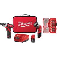 Trousse daccessoires pour tournevis avec lampe de travail, Lithium-ion, 12 V Absolute Business Supply