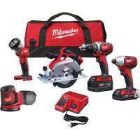 Trousse 5 pi&egrave;ces doutil combin&eacute; M18, Lithium-ion, 18 V Absolute Business Supply