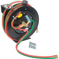 Welding Hose Reel, Welding Gases, 1/4" x 50', Single Hose, 300 psi Absolute Business Supply