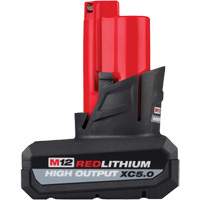M12 Redlithium High Output XC5.0 Battery Pack, Lithium-Ion, 12 V, 5 Ah Absolute Business Supply