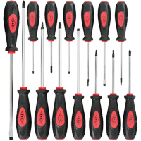 IESD-14S Ergonomic Screwdriver Set, 14 Pcs., Magnetic Absolute Business Supply