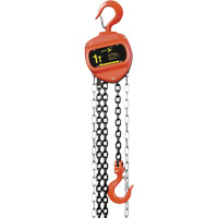 VCH Series Chain Hoist, 10' Lift, 2200 lbs. (1 tons) Capacity, Heat-Treated Alloy Steel Chain Absolute Business Supply