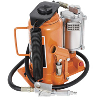 Super Heavy-Duty Bottle Jack, 20 Ton(s), Air Hydraulic, 20" Raised Height Absolute Business Supply
