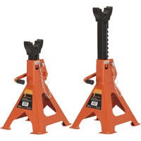 853B Jack Stands, Locking Handle/Ratchet, 3 Ton(s) Capacity, 11" - 16" H Absolute Business Supply