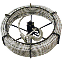 JGP-300A Assemblage de c&acirc;ble de 3 tonnes de 66' pour treuils Jet Absolute Business Supply