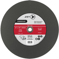Meule &agrave; tronçonner PowerPlus A24R, 12" x 1/8", Arbre de 20 mm, Type 1, 6600 Tr/min Absolute Business Supply